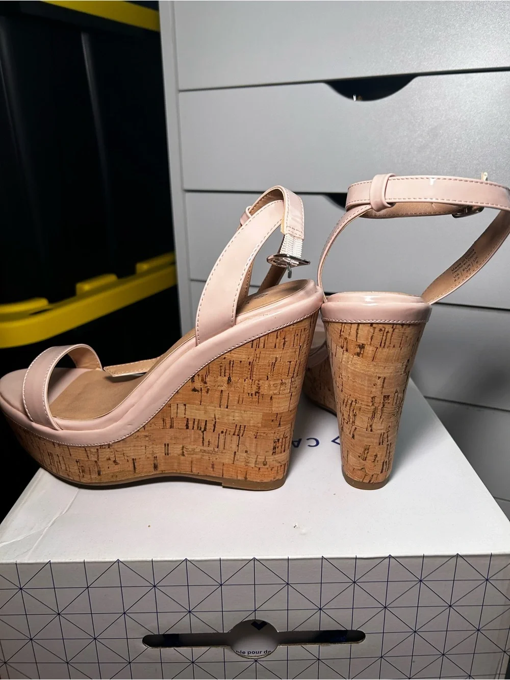 Call It Spring Nude Wedge Sandals